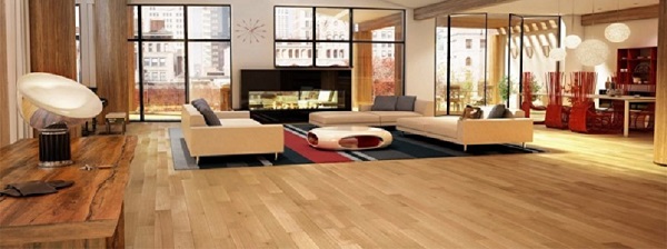 sàn gỗ công nghiệp cho phòng khách