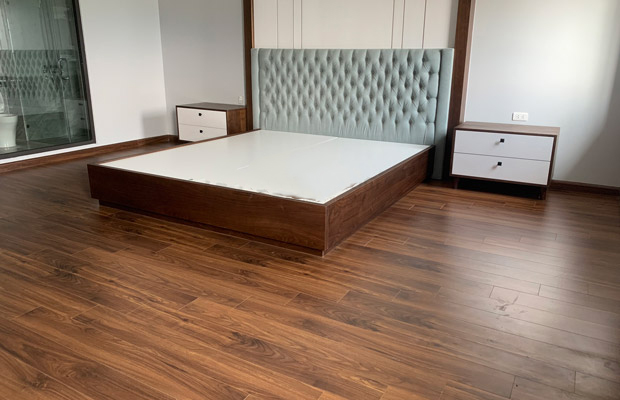 sàn gỗ công nghiệp cho phòng ngủ
