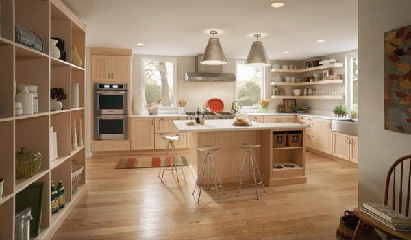 mẫu sàn gỗ lặp đặt tại nhà bếp, nhà ăn