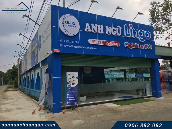 sàn nhựa giả gỗ tại long thành cho trung tâm anh ngữ