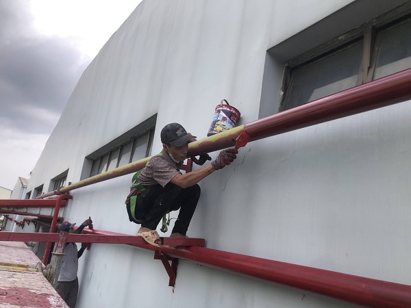 bề mặt sau khi sơn PU hoàn thiện