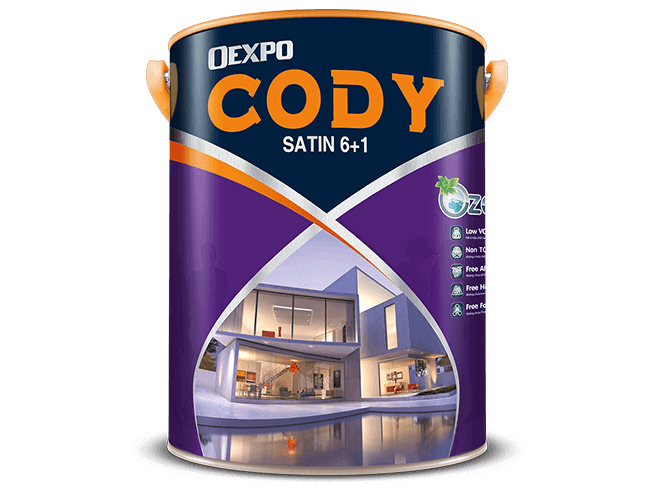 hình ảnh sơn oexpo cody satin 6+1 ext 5l