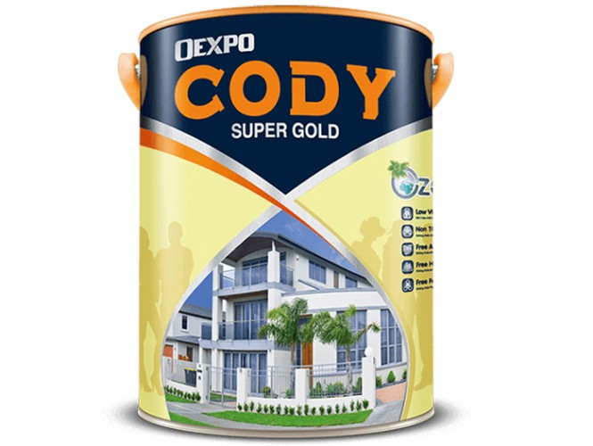 Sơn Ngoại Thất Oexpo Cody Super Gold 18L